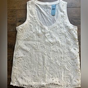 Adorable lace tank - NWT - MP - Loft